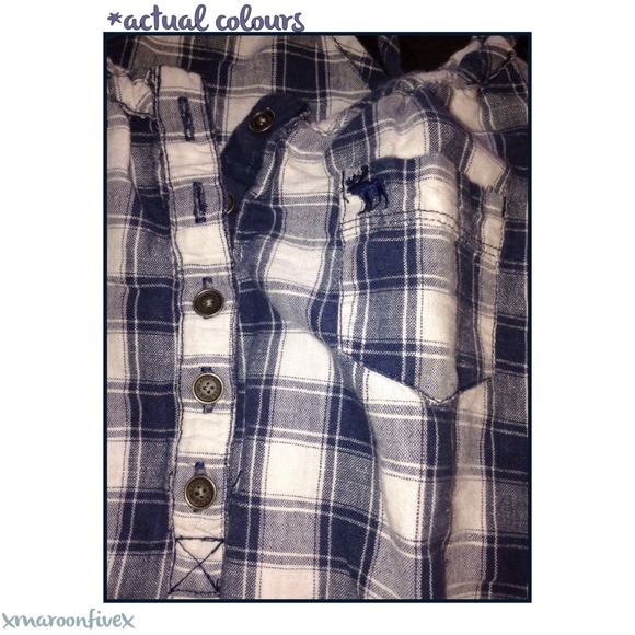 🔹Abercrombie&Fitch Blue and White Plaid Romper🔹 - Picture 4 of 4