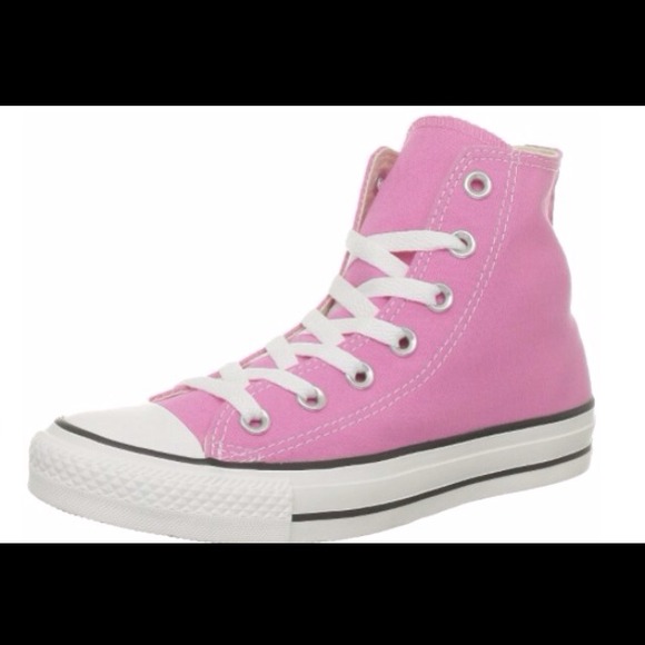 YOURE HOT~pink hightop CONVERSE SHOES 9