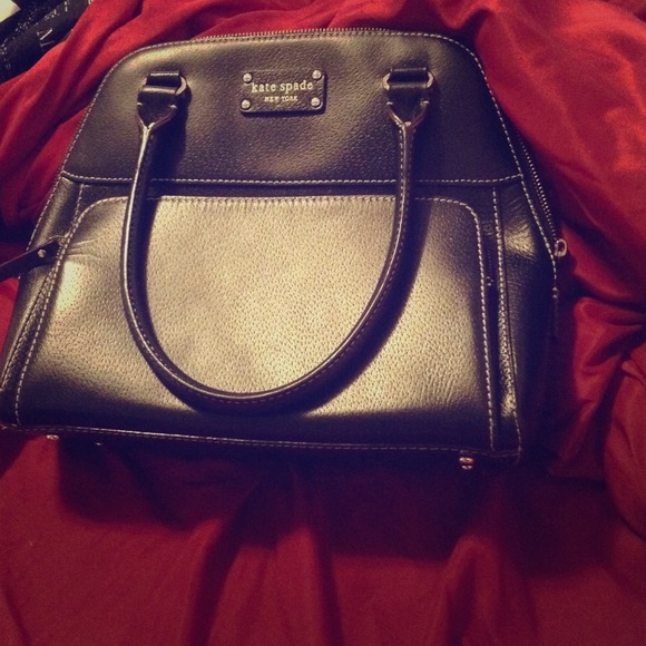Authentic leather black Kate Spade bag