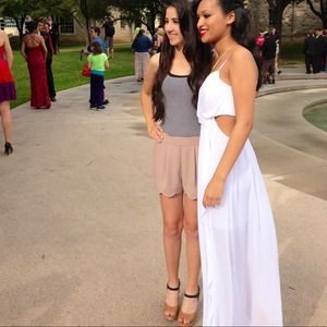 WHITE PROM DRESS