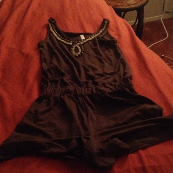 Forest green romper - Picture 2 of 2