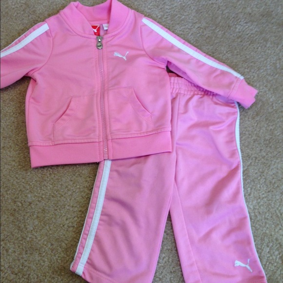 💝Baby girl Puma jacket and pant set