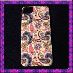 💜💗Verizon™ Paisley iPhone 5 Plastic Cover💗💜