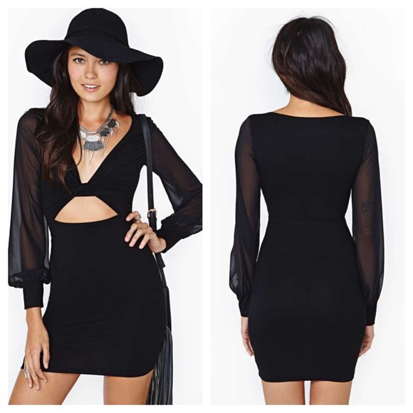 Nasty Gal Chiffon Dress