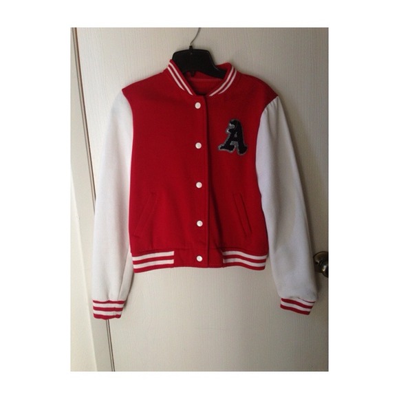 Red, White & Navy "Varsity" Jacket