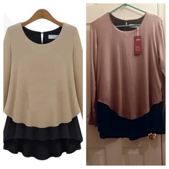 ❤️FinalReduction❤️NwtChiffonLong sleeve loose tops