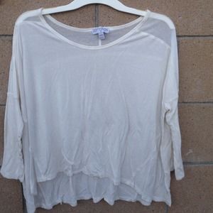 Cotton on hi low crop top