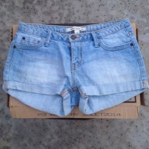 Denim shorts