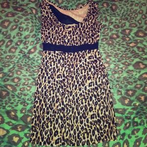 Charlotte Russe leopard print dress