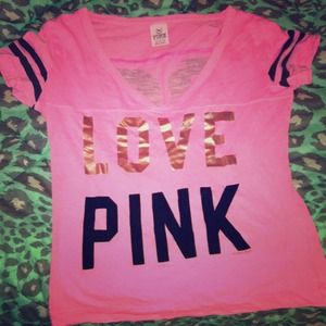 Victoria secrets pink v neck