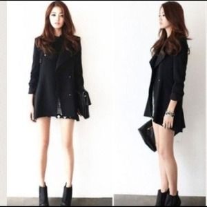 🎉Host pick!! 🎉 Black hi low jacket-new!!