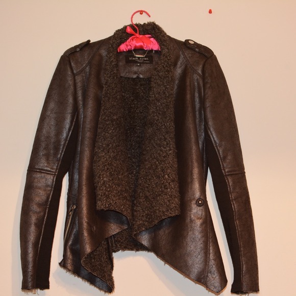 ❌SOLD❌Black Rivet motto jacket!