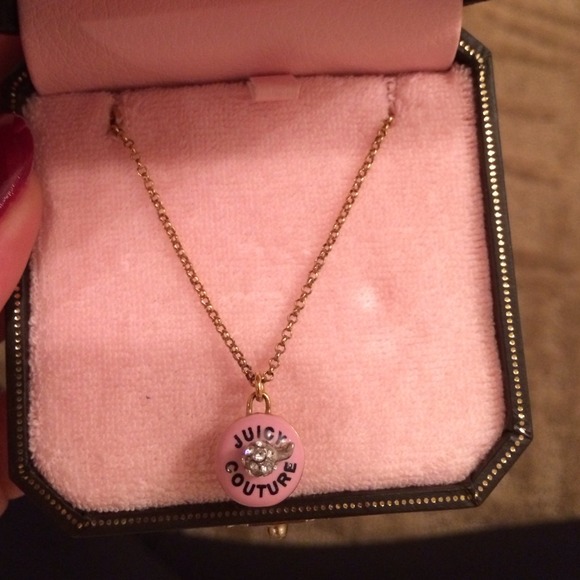 Juicy couture charm necklace