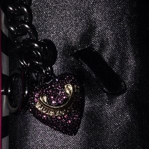 Juicy couture Purple Heart bracelet
