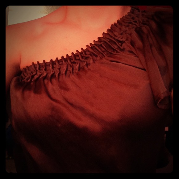 Olive Green Flow Top :) - Picture 1 of 2