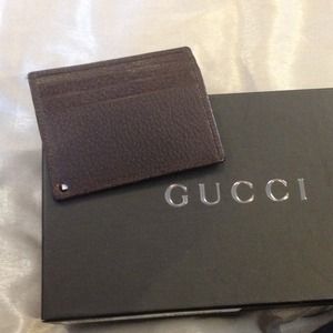 Authentic Gucci card holder