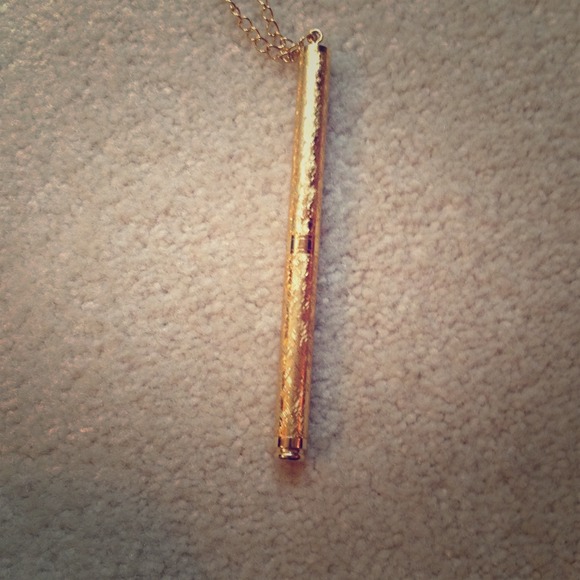 Madmen style vintage pen necklace