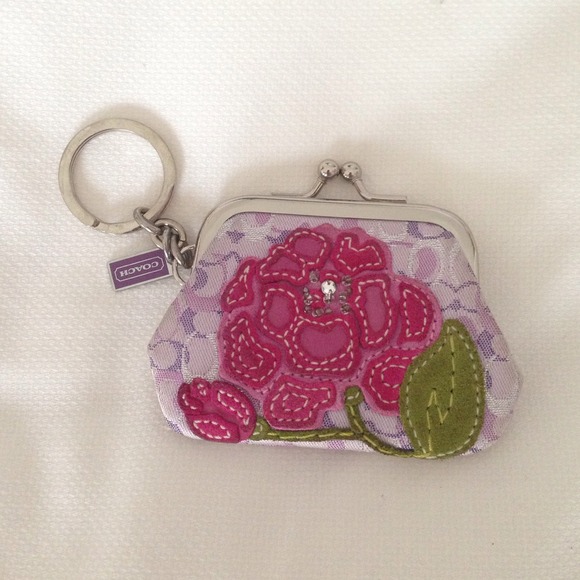 Authentic Coach Keychain Coin Purse