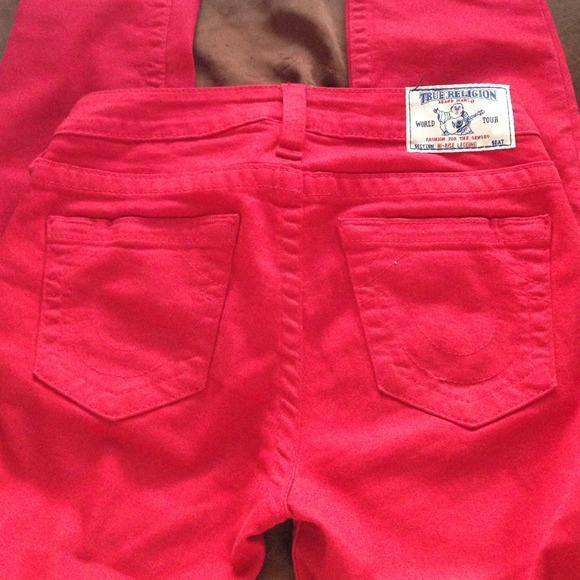 Red true religion jeans