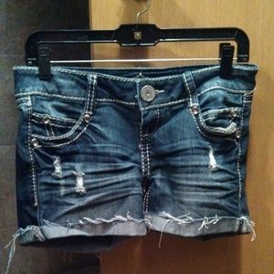 Edgy Denim Shorts