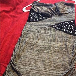 Cute gray/black party dress!