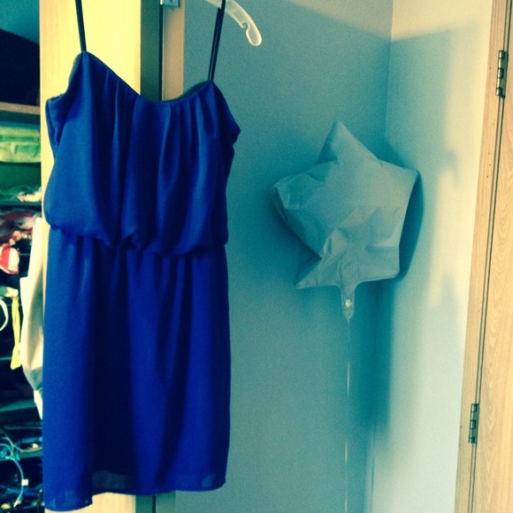 Blue dress