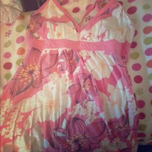 Hollister floral halter top