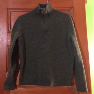J Crew Dark Green Pullover