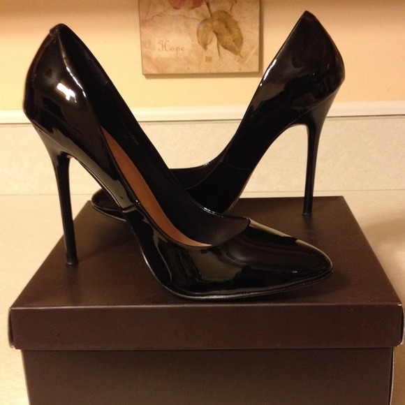 Black shoes. Gently worn.