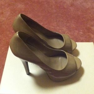ALDO nude platform pumps