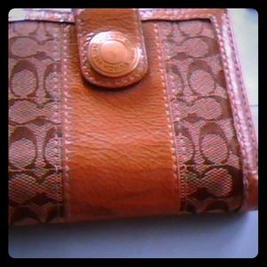 Authentic coach wallet