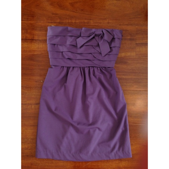 Purple tube dress