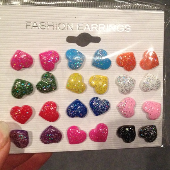 Earring set 💛💙💜💚❤️ - Picture 2 of 2