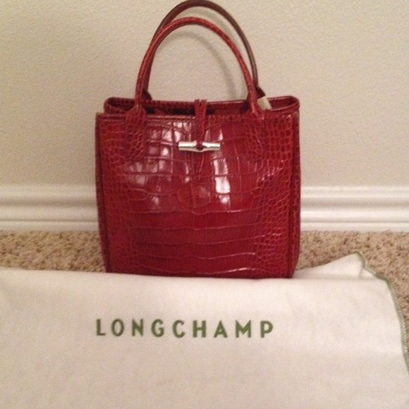 LONGCHAMP ROSEAU IN RED