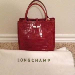 LONGCHAMP ROSEAU IN RED