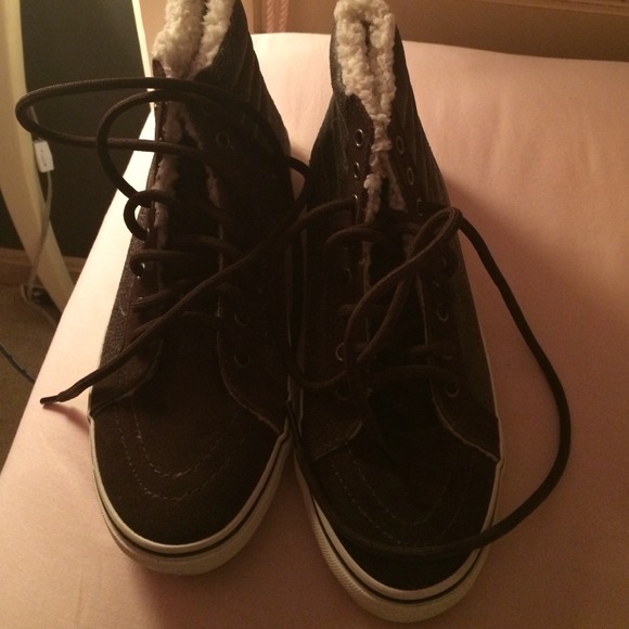 Fleece lined bomber style vans