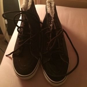 Fleece lined bomber style vans