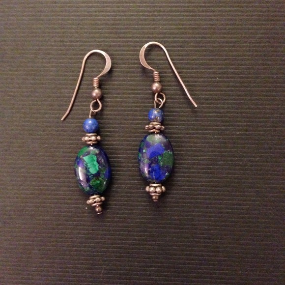 Bohemian blues earrings