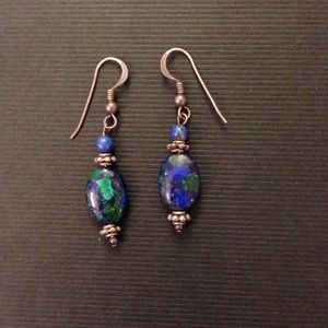 Bohemian blues earrings
