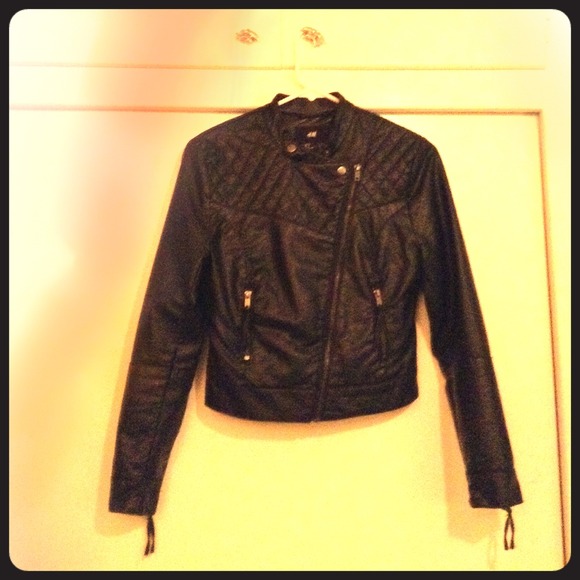Faux Leather Moto Jacket