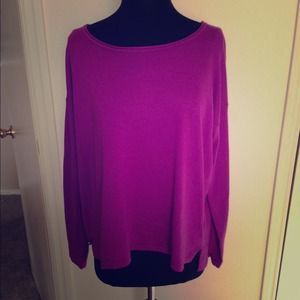 H&M oversized Purple Sweater