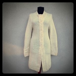 Anthropologie Sleeping On Snow Knit Cardigan