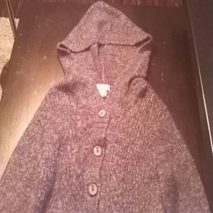 NWOT 2 Button Up Sweaters with Hoods!!!