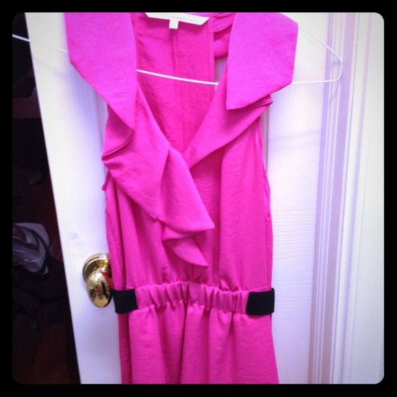 Rachel by Rachel Roy hot pink mini dress
