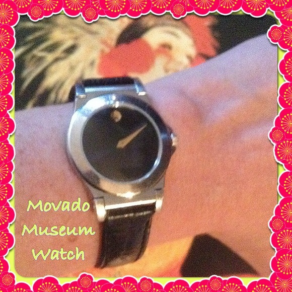 FIRM!!!MOVADO TWO TONED MUSEUM WATCH W/BOX/MANUAL main image 4