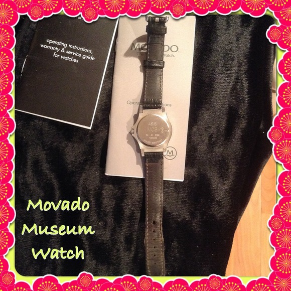 FIRM!!!MOVADO TWO TONED MUSEUM WATCH W/BOX/MANUAL main image 5