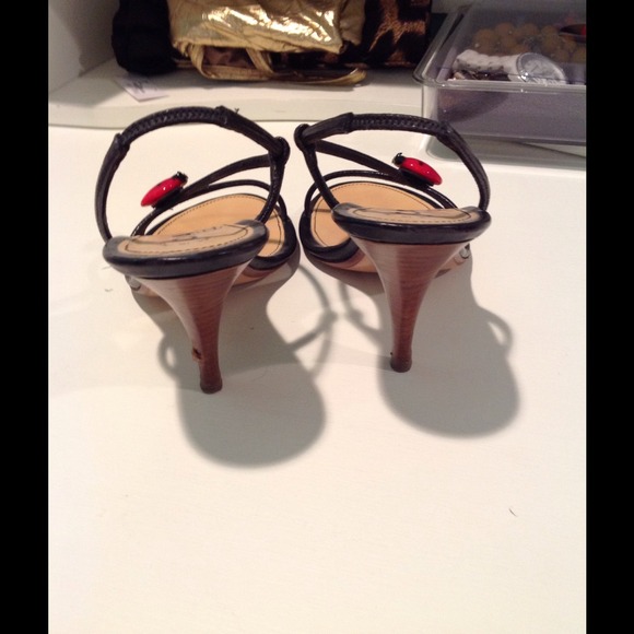 SOLD! SOLD! SOLD! Chanel Ladybug sandals. - Picture 3 of 4