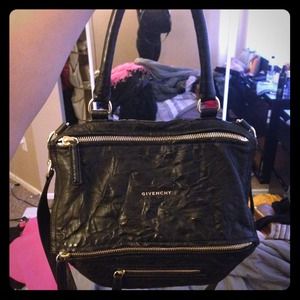 Givenchy black medium pepe pandora bag