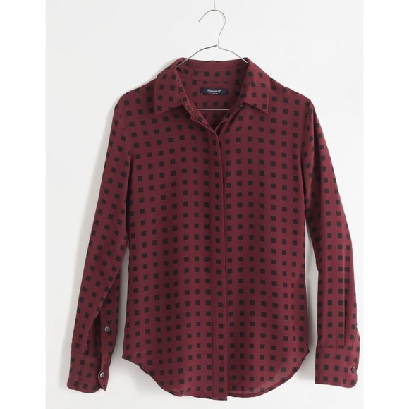 ❌SOLD❌ Madewell Silk Bromley Blouse - Picture 4 of 4