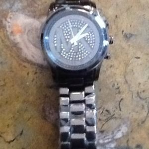 Brand new Michael Kors watch. Black chrome